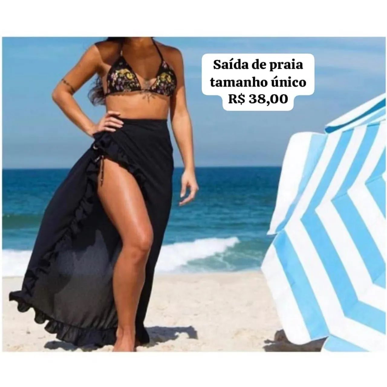 Biquíni e canga feminino - Foto 4