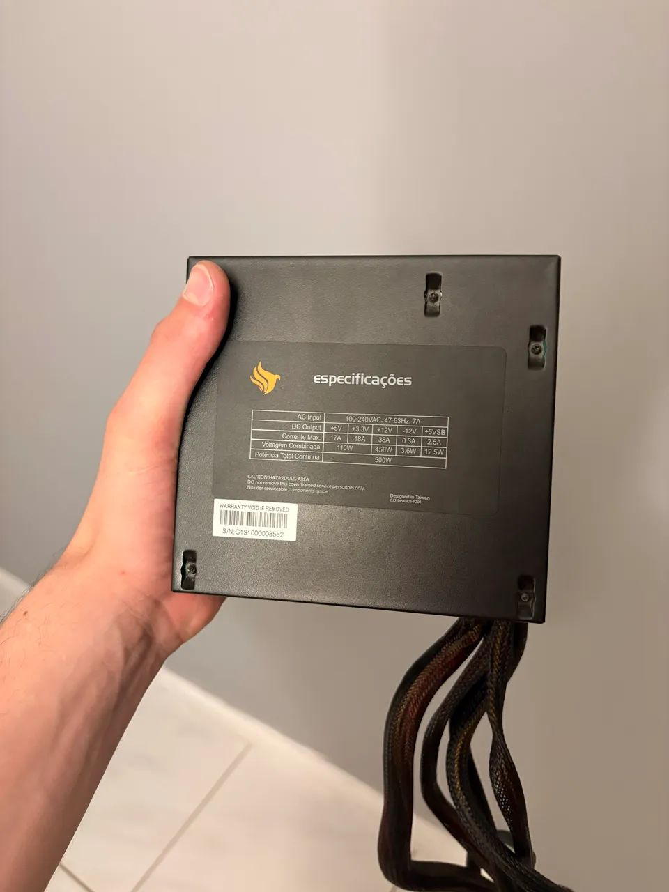 Fonte pc 500w 80plus - Foto 2