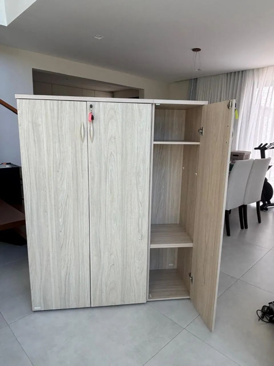 armario para escritorio em mdf hannover - conjunto - Foto 4