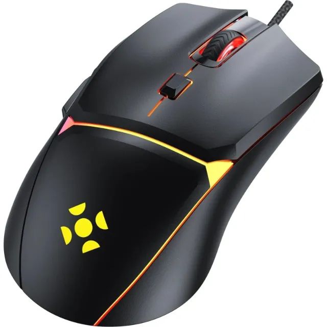 Mouse Gamer 12.800 Dpi Programável Crusader Fortrek *ENTREGA GRÁTIS*