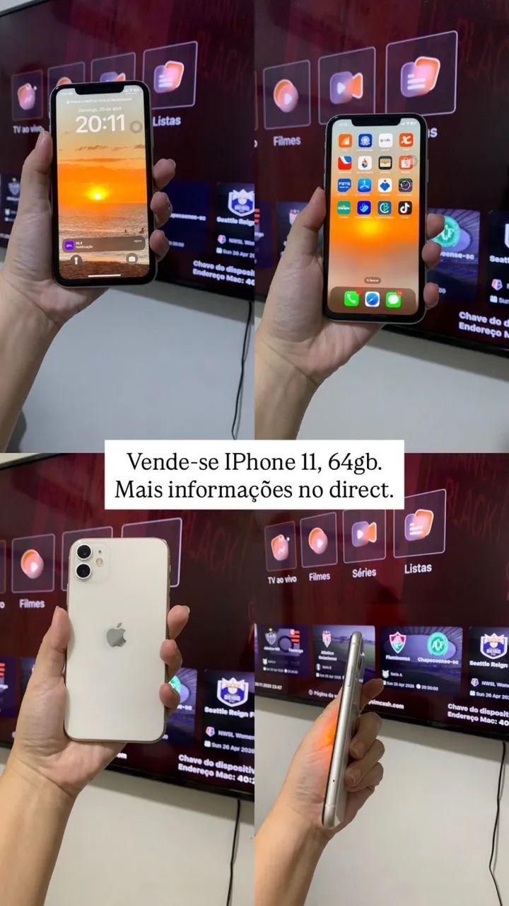 Vendo IPhone 11 Com nota fiscal e caixa