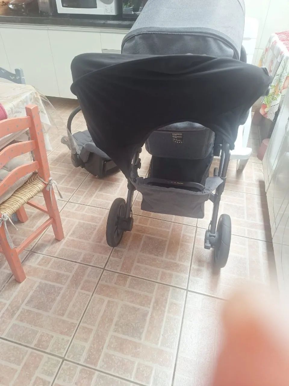 carrinho de Bb salsa 3 diamond versão Cromada  - Foto 2