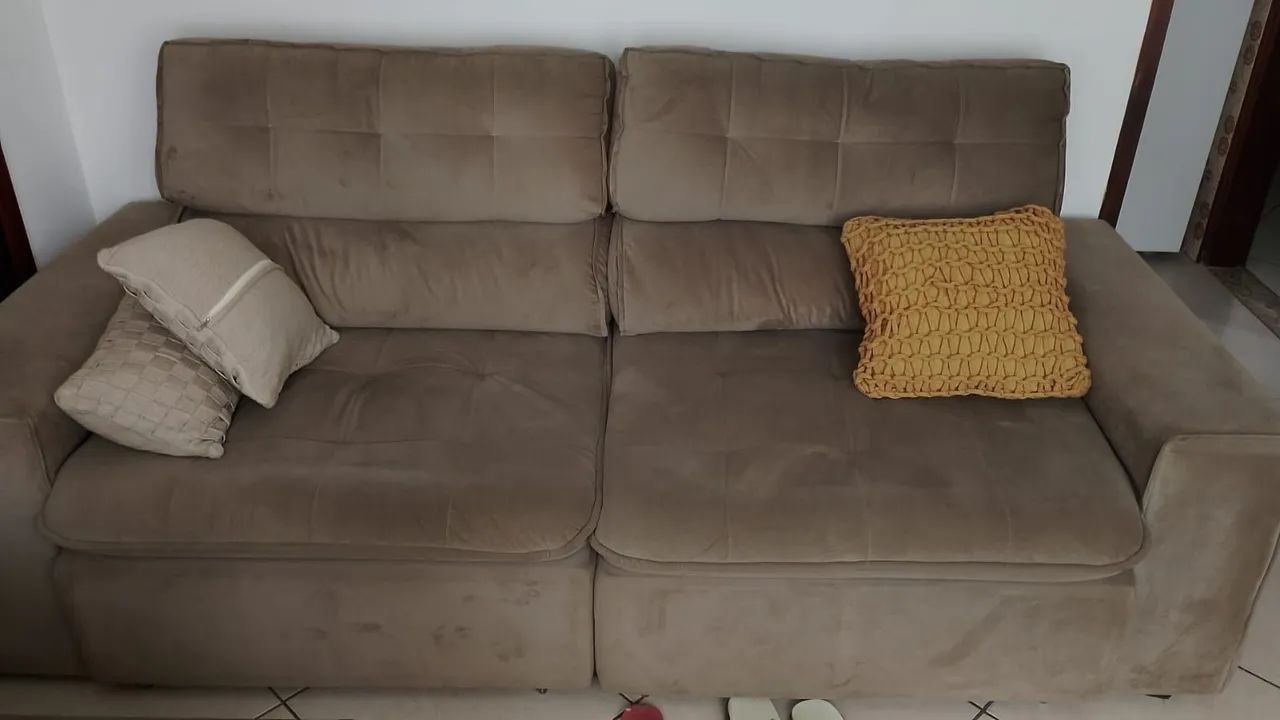 Sofá reclinável 