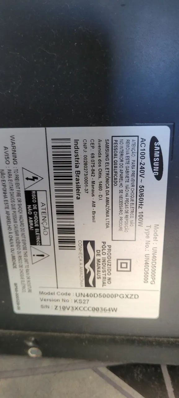 Placa Fonte Tv Samsung UN40D5000PGXZD - Foto 3