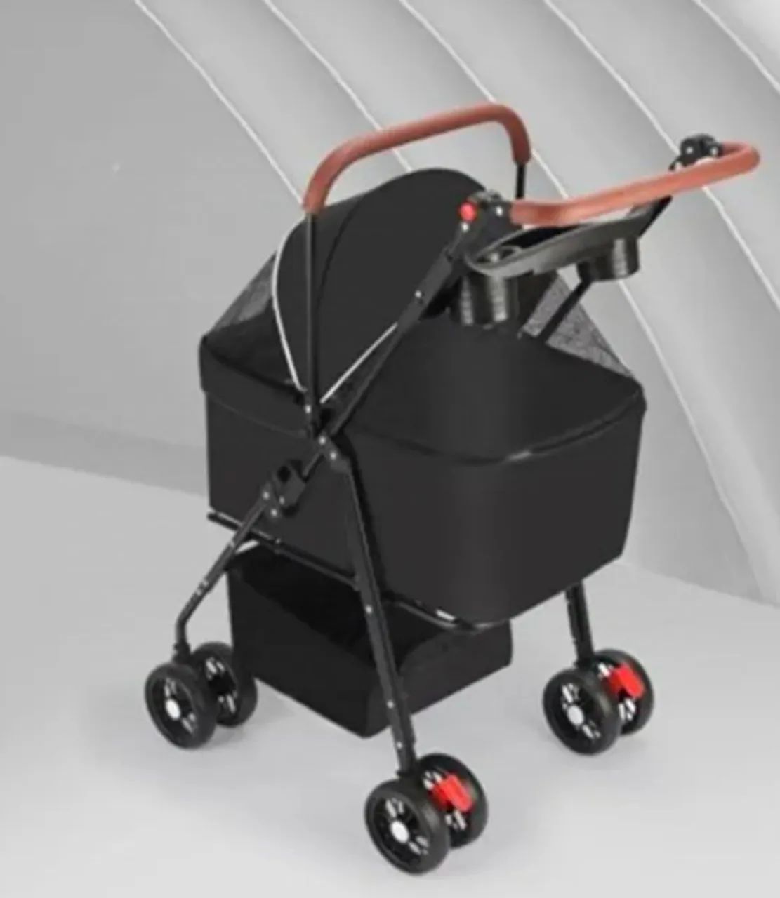 Carrinho de passeio para pets cães e gatos até 20kg - Foto 3