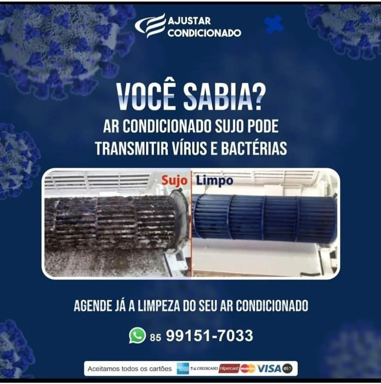 Cuide de sua saúde limpe seu ar condicionado 