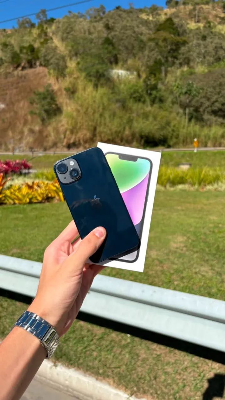 iPhone 14 256GB | Caixa e Cabo | 85% Bateria