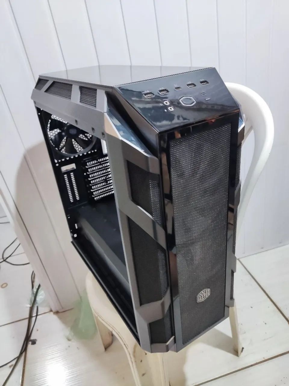 Gabinete Gamer Cooler Master H500M - Foto 5