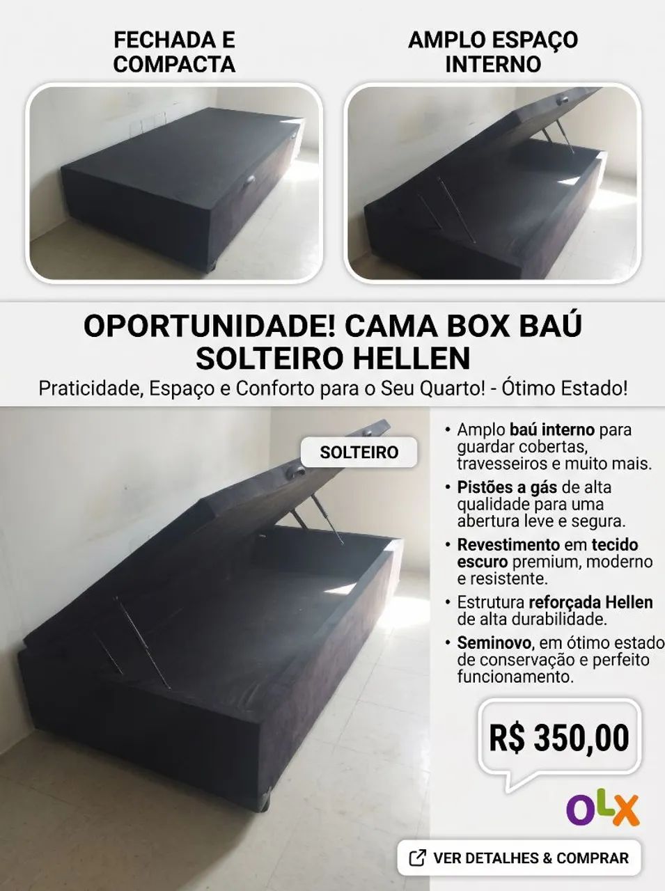 cama box baú solteiro (hellen)