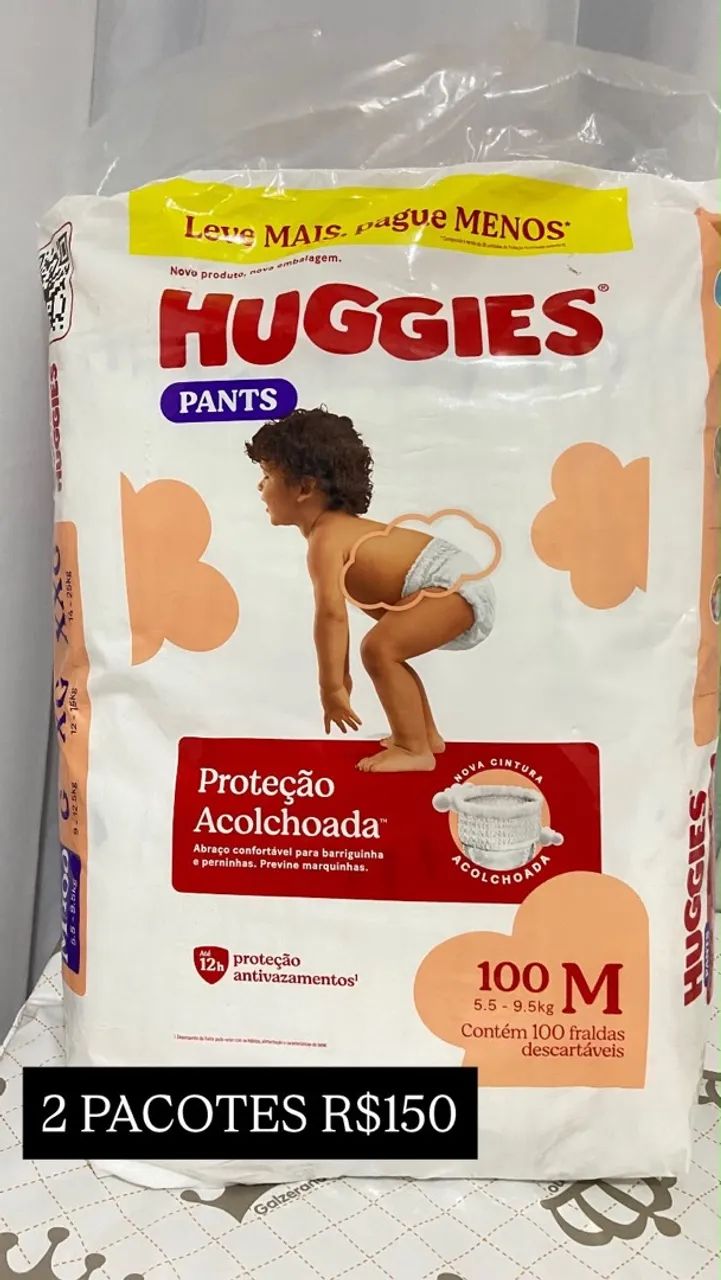 FRALDA HUGGIES TAM M