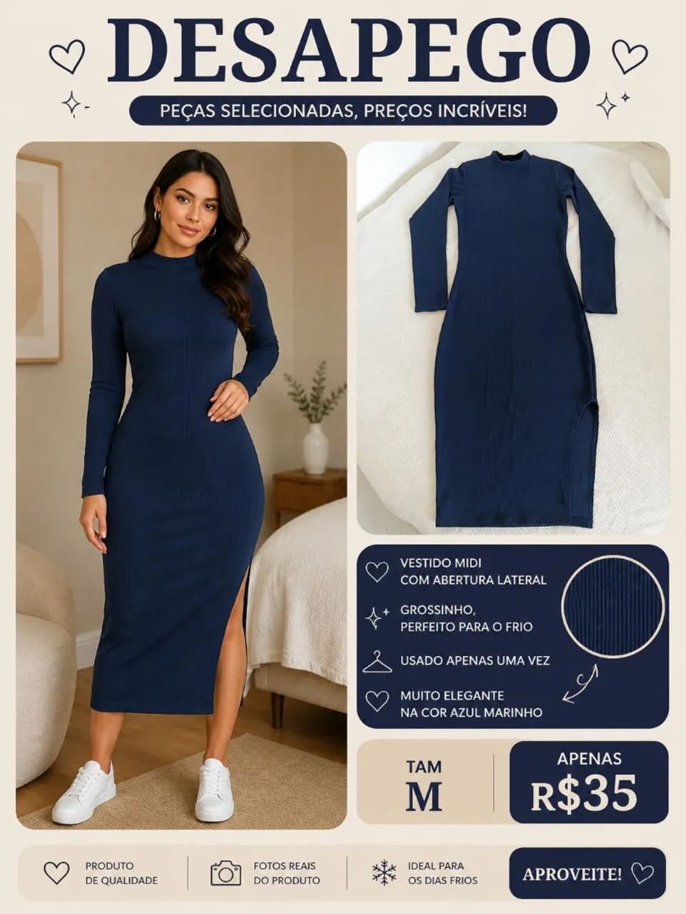 Roupas desapegos