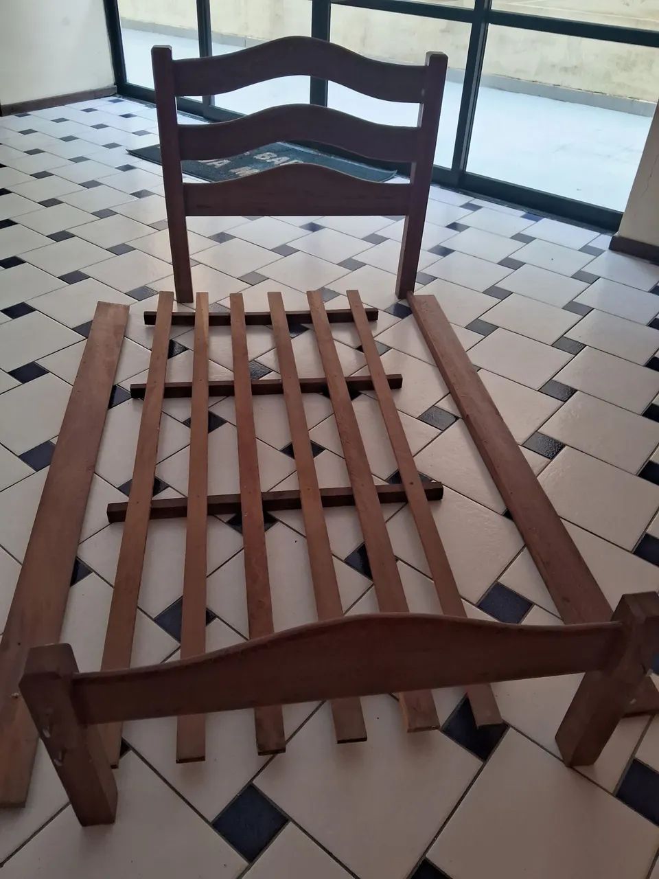 Cama de solteiro de madeira  - Foto 4