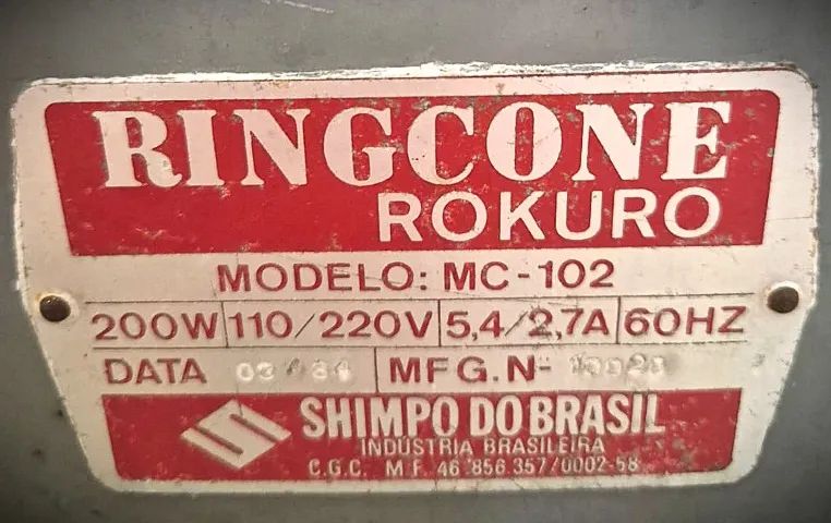 Torno para cerâmica Shimpo - Mod. Ringcone Rokuro - Foto 2
