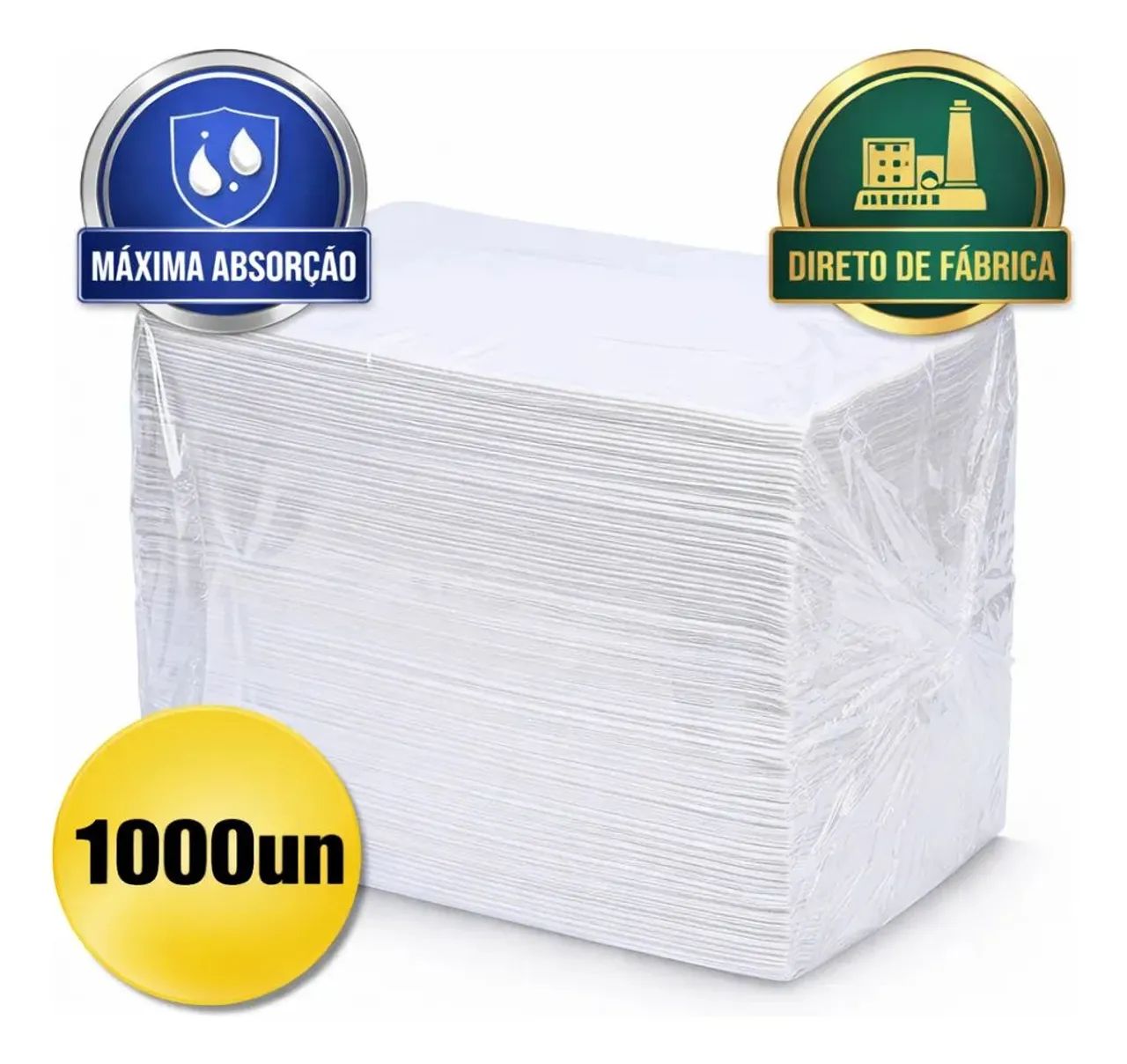 Papel toalha Inter folhas  7 pacotes de 1000 folhas cada