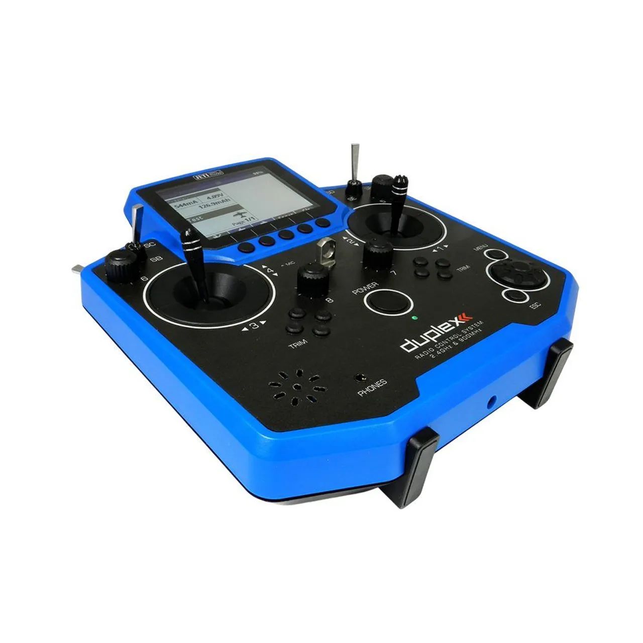 RÁDIO JETI 12CH DUPLEX DS-12 BASIC EX MULTIMOD M2 BLUE US - Foto 4