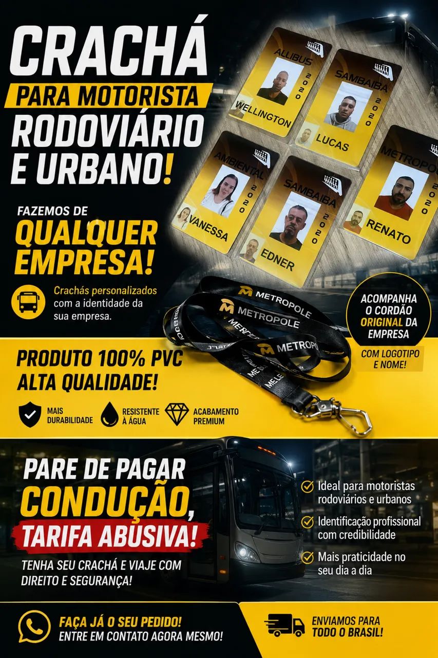 Cracha para ônibus 