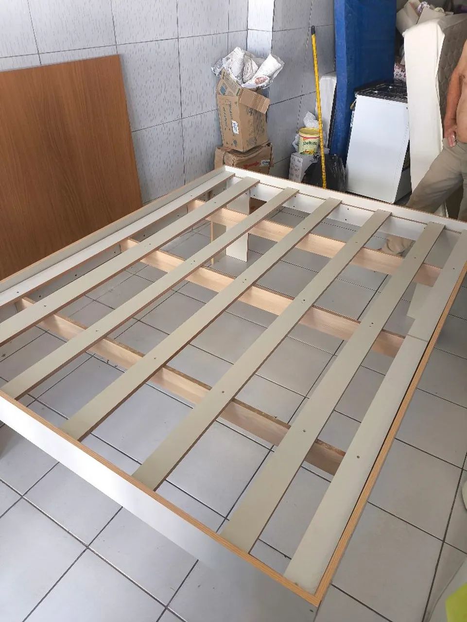 Cama Casal/Quenn (MDF) + Colchão de casal