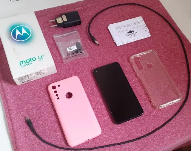 Moto G8 Power 64gb (tela com defeito) - Foto 5