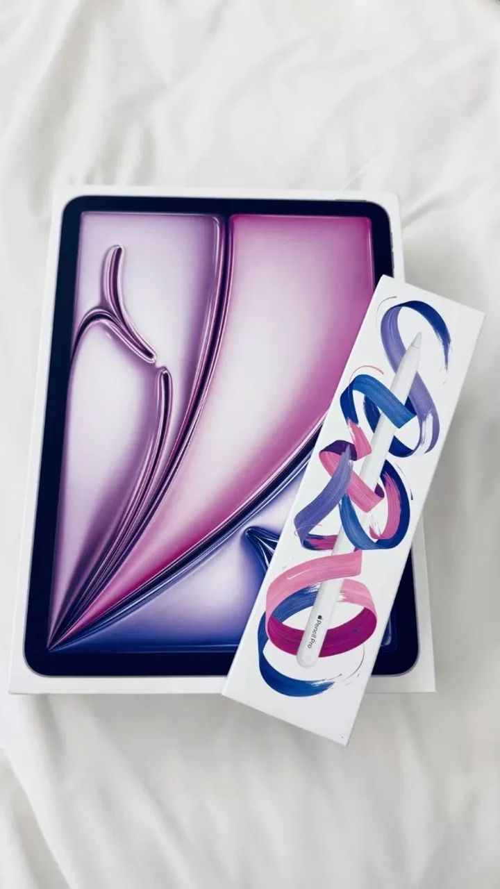 iPad Air  7 Geração 256GB 11 Polegadas + Apple Pencil PRO - Pronta Entrega - Até 18x  - Foto 2