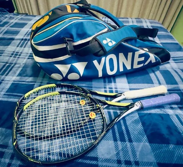 YONEX　Ti10 2本＆SUPER ISOMETRIC10 1本　3本セット 02 RAQUETES YONEX ISOMETRIC OZONE Ai 98 e 01 TERMOBAG DUPLA YONEX