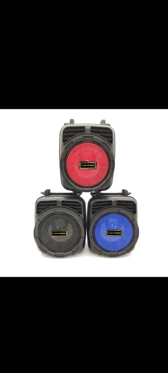 Mini Caixa De Som Bluetooth Com Radio FM E Led - Foto 4