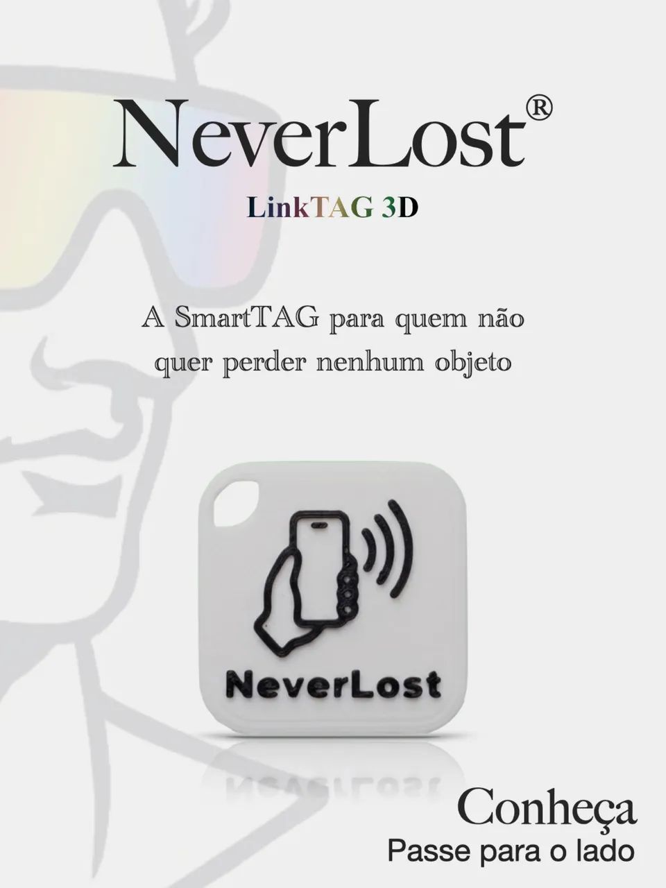 NeverLost® ? SmartTAG NFC para Chaves, Bolsas e Objetos Pessoais - Foto 4