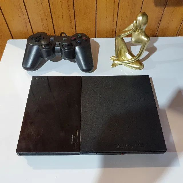 PS2 com controle novo e MemoryCard - Foto 3
