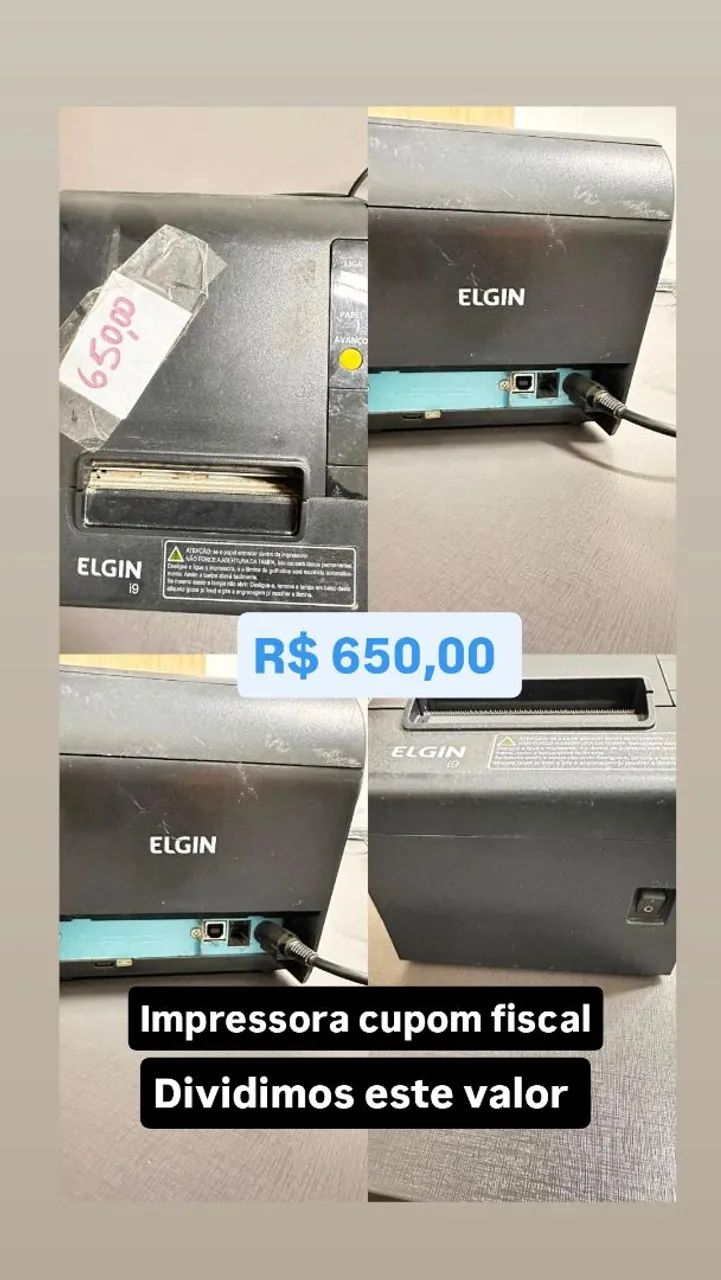 IMPRESSORA CUPOM FISCAL TÉRMICA 