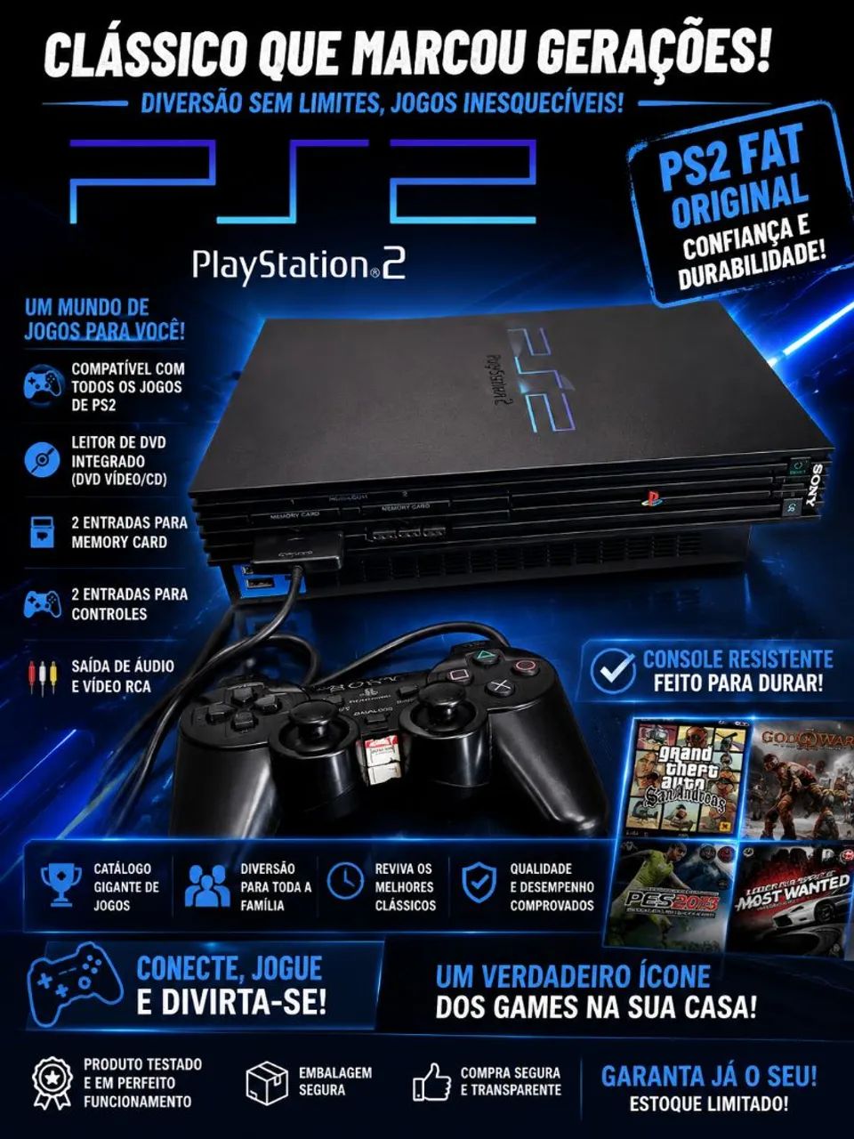 Playstation 2 FAT  - Foto 2