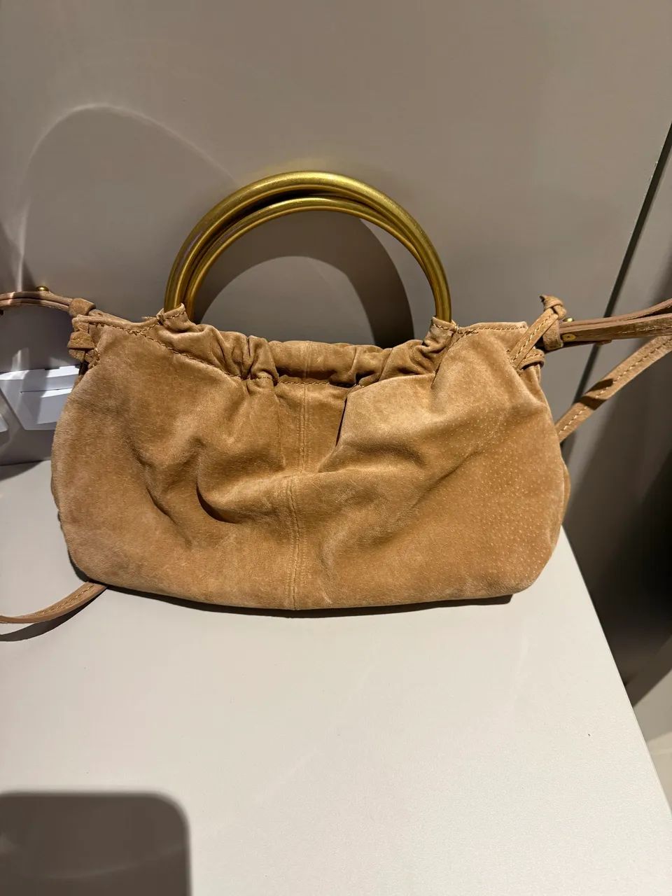 Bolsa de camurça 