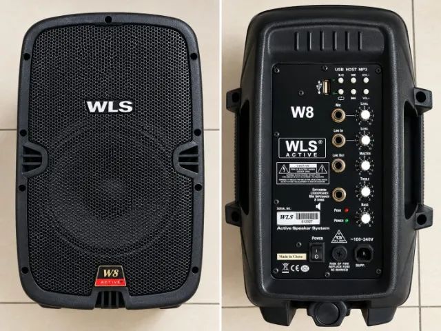 Caixa de som/Amplificador WLS Active W8 USB