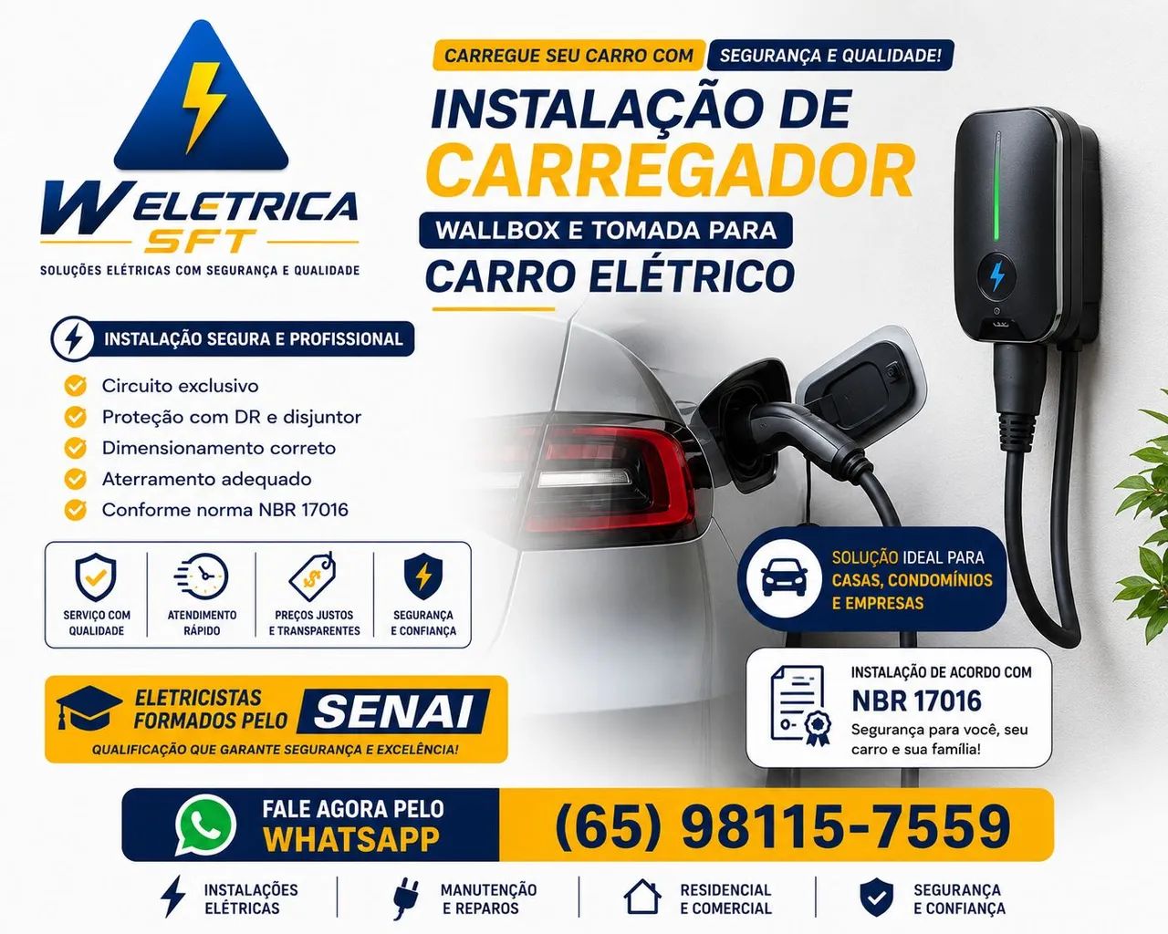ELETRICISTA | MARIDO DE ALUGUEL | W ELÉTRICA SFT - Foto 4