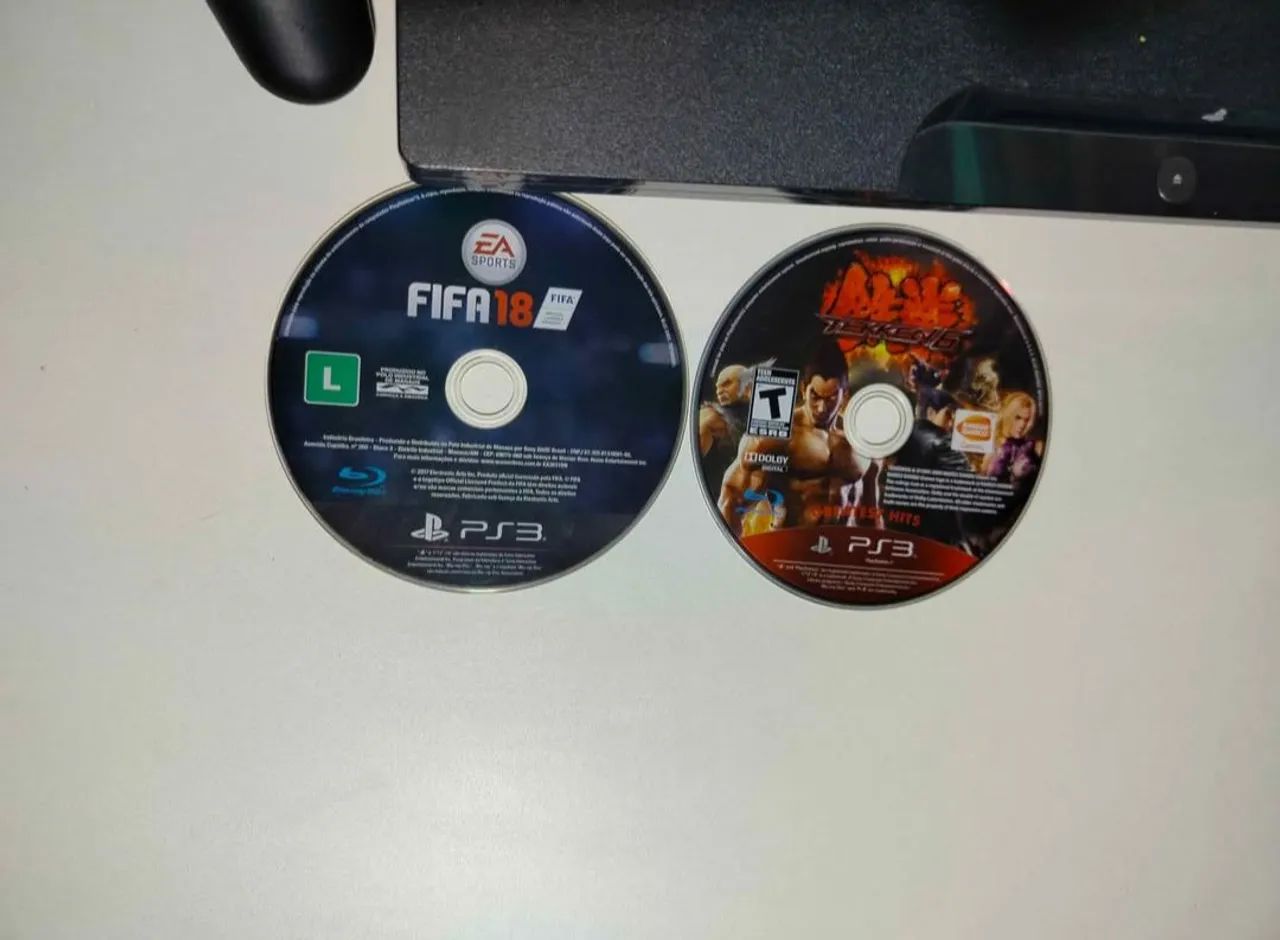 PS3 SLIM COM 5 JOGOS - Foto 4