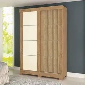 Guarda Roupa 2 Portas 2 Gavetas com Espelho - Oferta!! - Foto 2