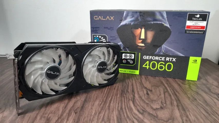 Placa de Vídeo Galax NVIDIA GeForce RTX 4060 EX 1-Click OC