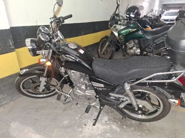 Vendo moto Haojue 150, 2025, super nova, único dono, moto de garagem. - Foto 4