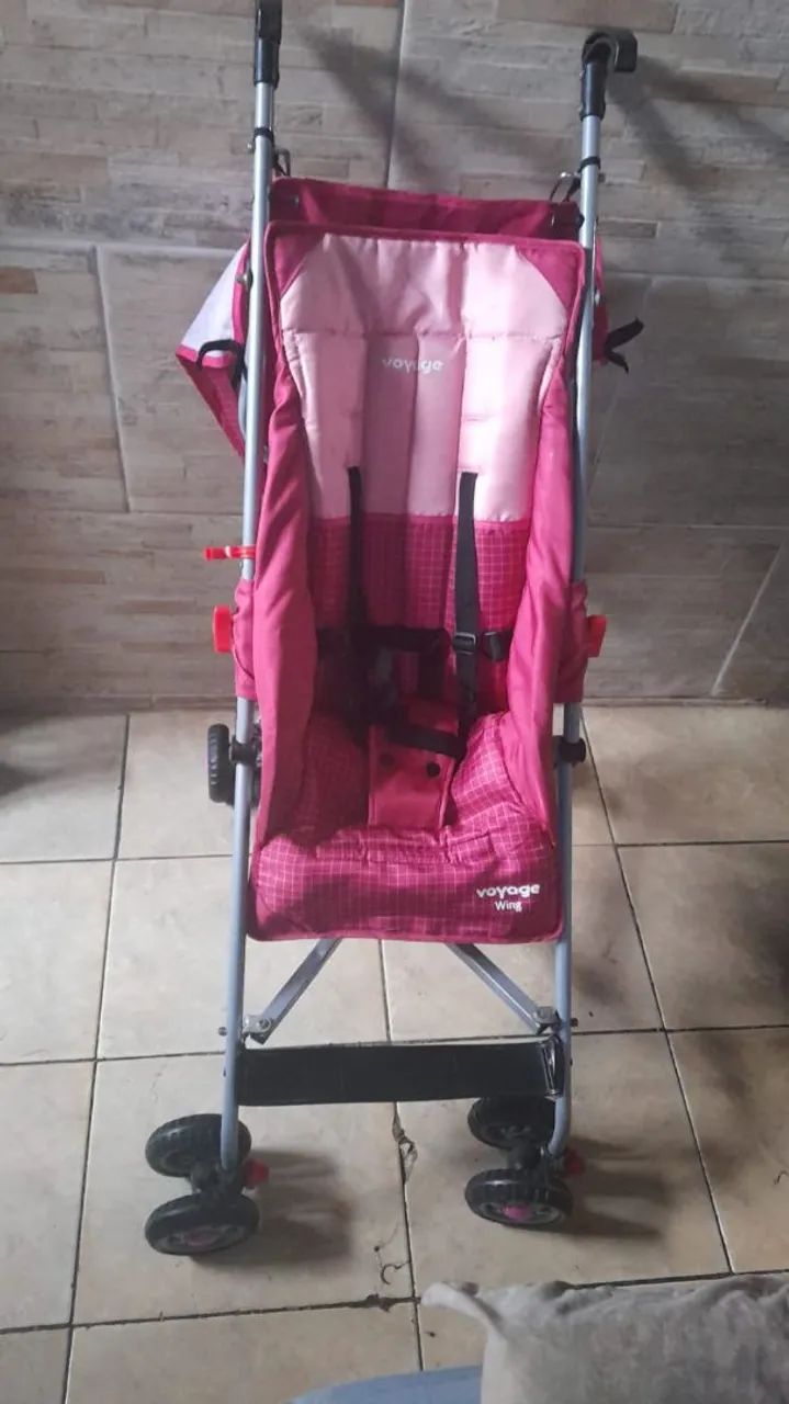 Carrinho de passeio Rosa - Foto 2