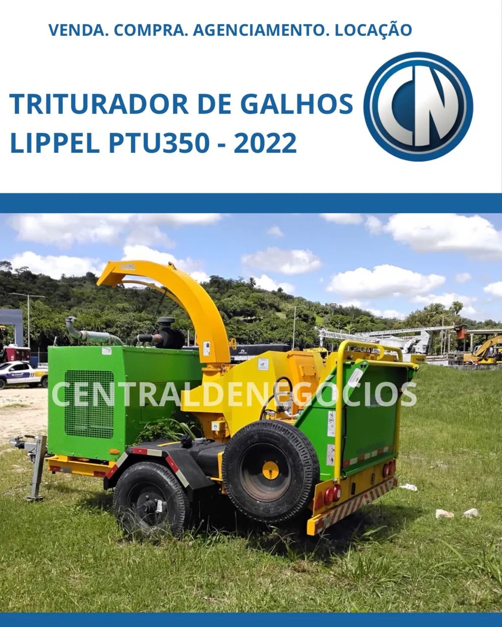 TRITURADOR DE GALHOS LIPPEL PTU350