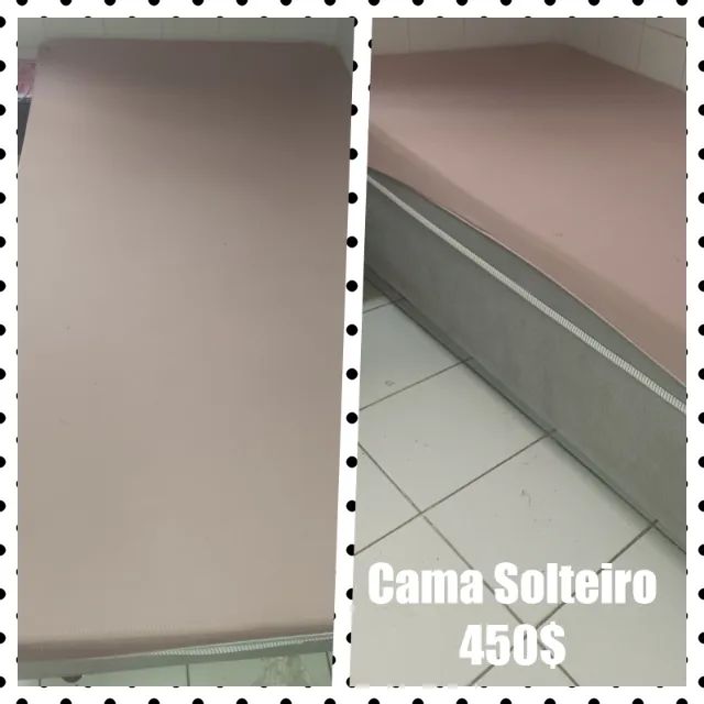 CAMA SOLTEIRO + BASE