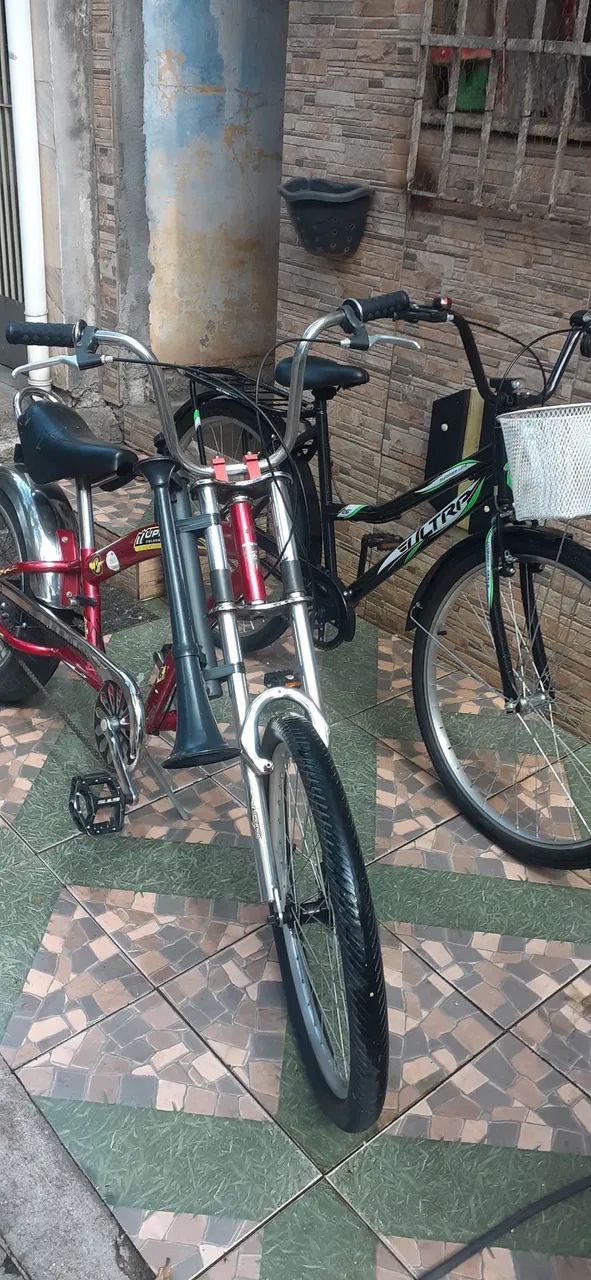 Vendo duas bikes chopper e uma com cestinha  - Foto 5