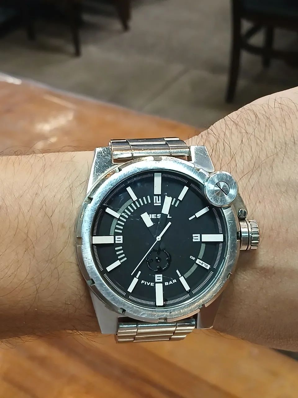 relógio masculino é o modelo Diesel DZ4270 - Foto 2