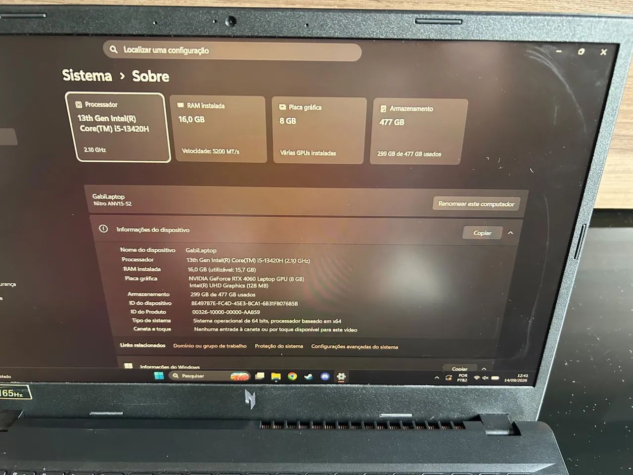 Notebook Acer Nitro V 15 - Foto 2