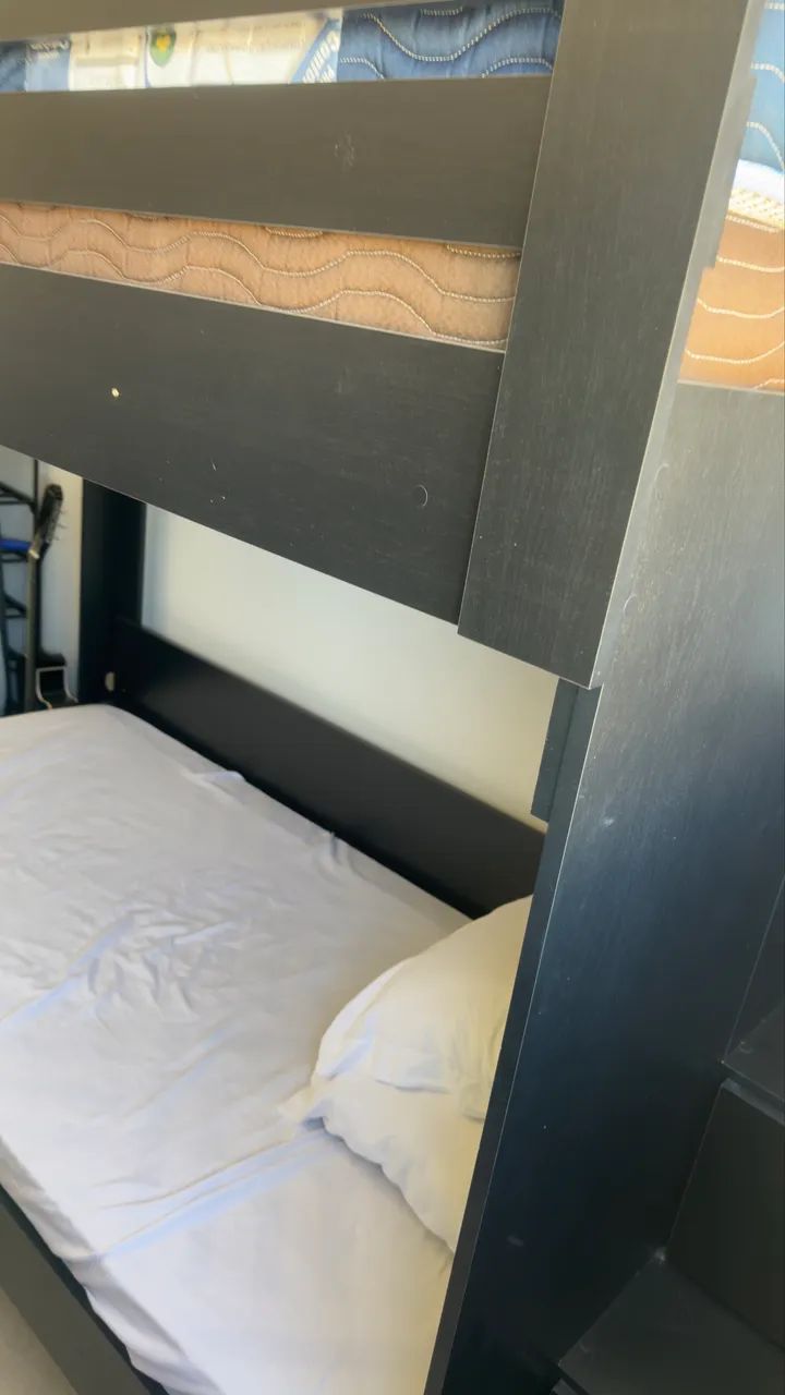 Cama solteiro multifuncional zerada beliche  - Foto 3