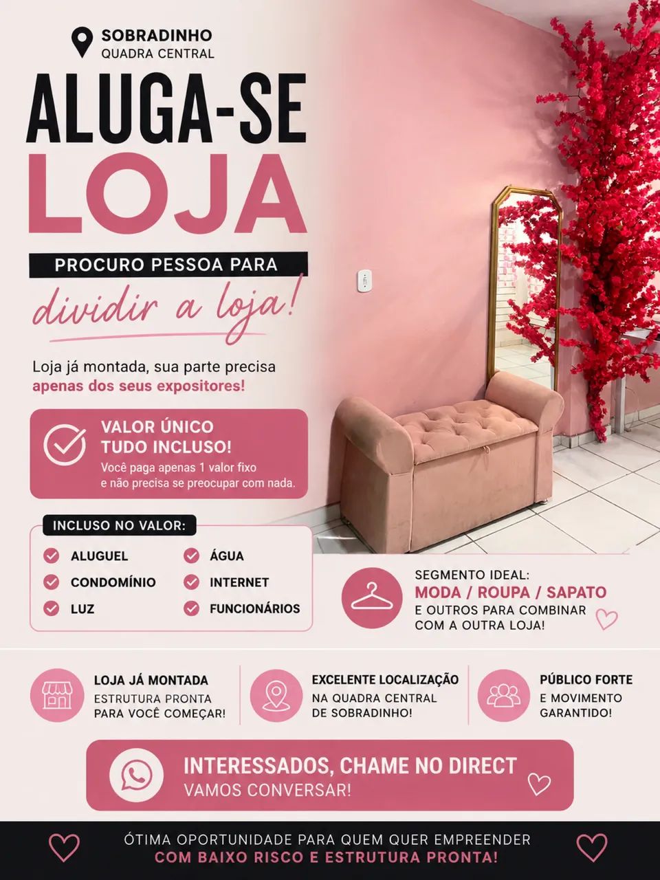 Alugo loja 