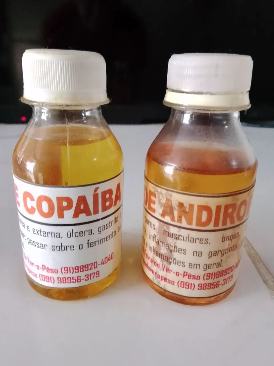 Óleo de Copaíba e Andiroba 