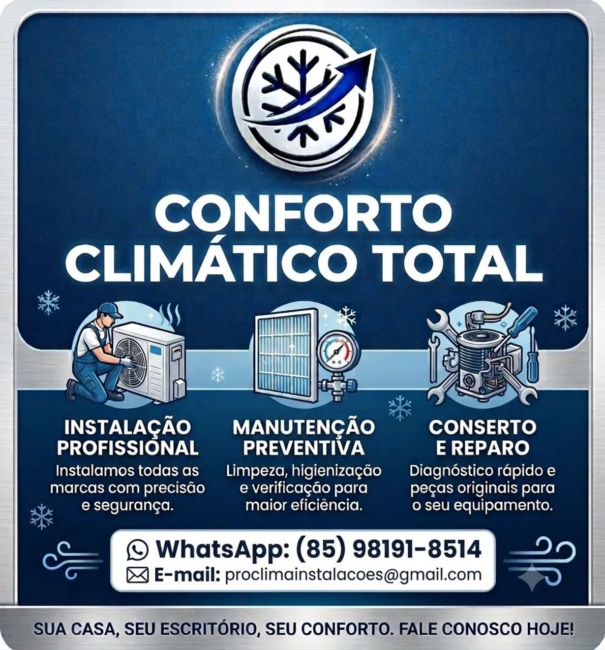 Manutenção de ar condicionado 