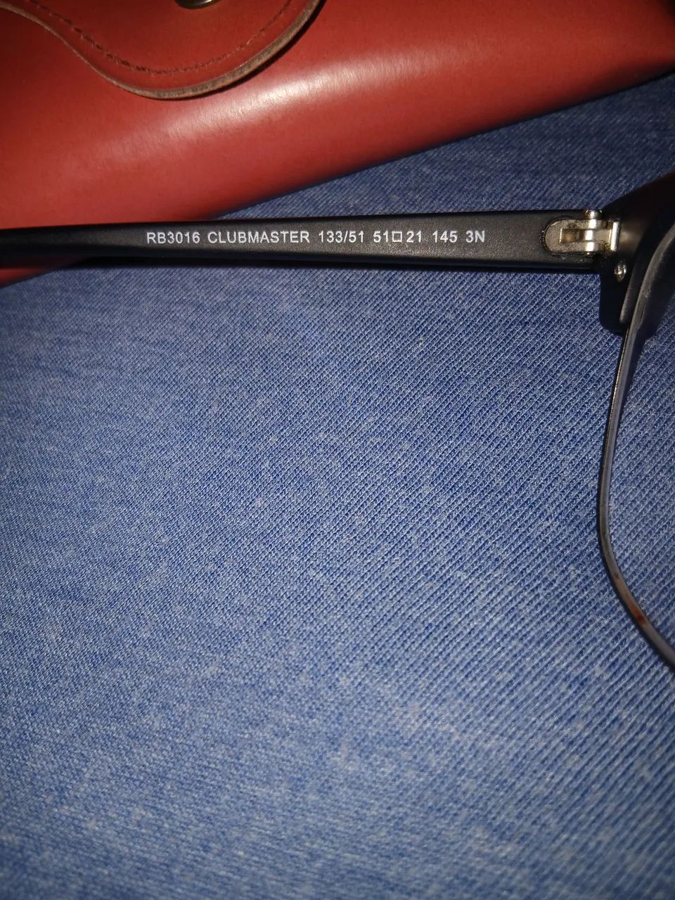 Armação Ray ban clubmaster praticamente nova - Foto 3