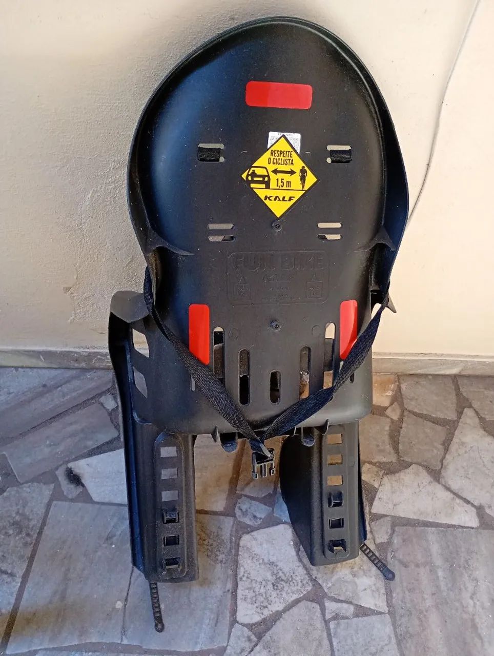 Cadeirinha para bicicleta com bagageiro e suporte. - Foto 5