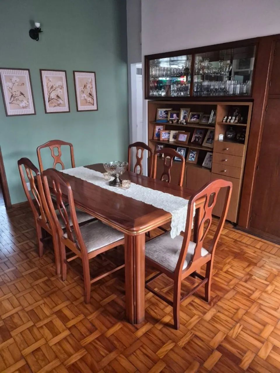 Mesa + 6 cadeiras - Mogno - Foto 3