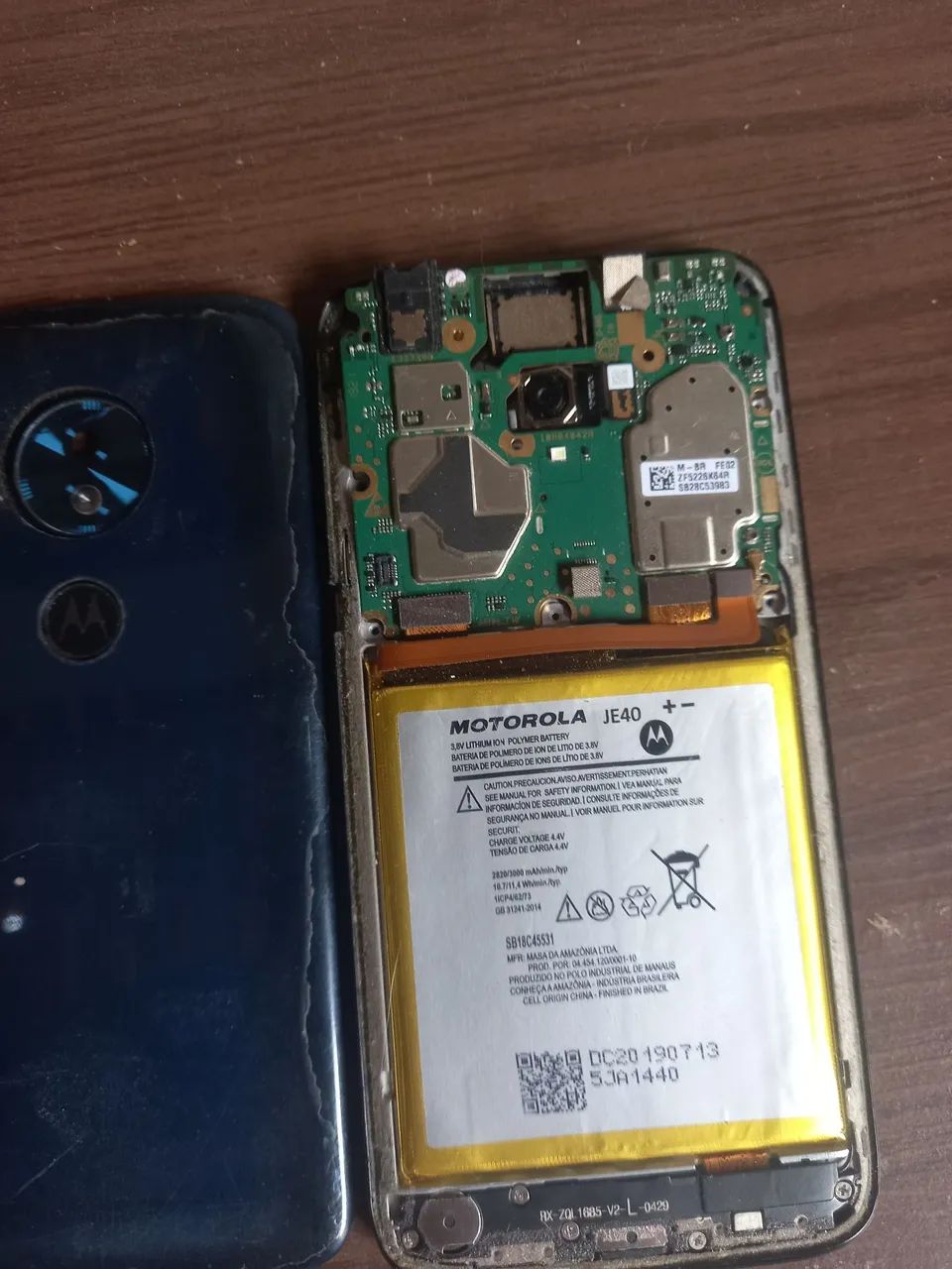 Moto7 play pata técnicos placa e sub placa perfeita  - Foto 4